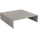 Verin 60 X 31.25 inch Greige Outdoor Coffee Table